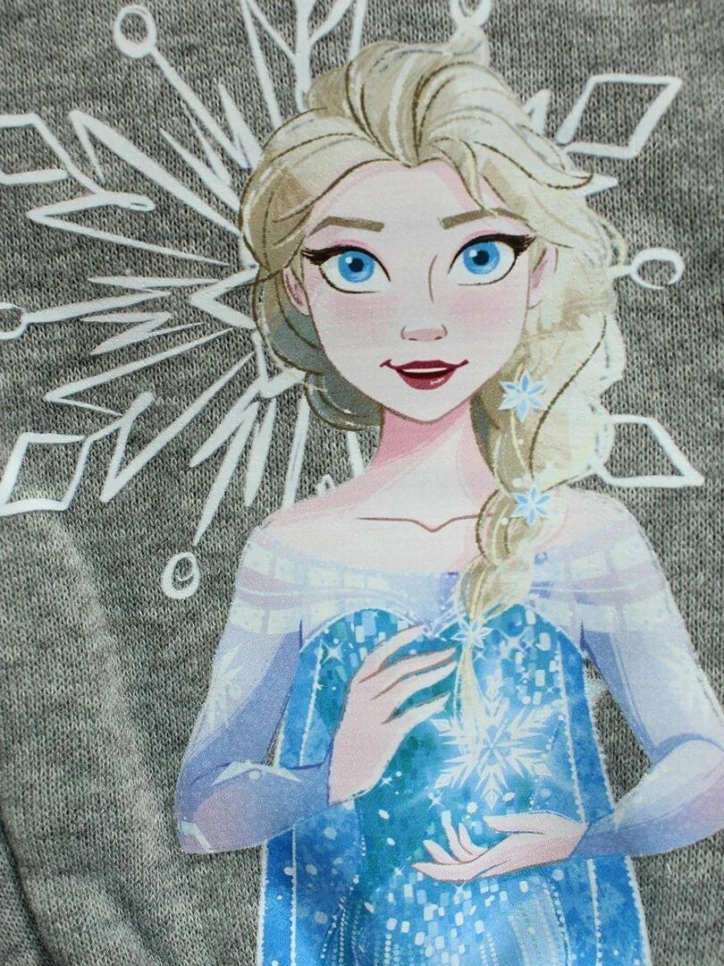 Disney   Pantalon De Jogging fille imprimé La Reine Des Neiges   Gris