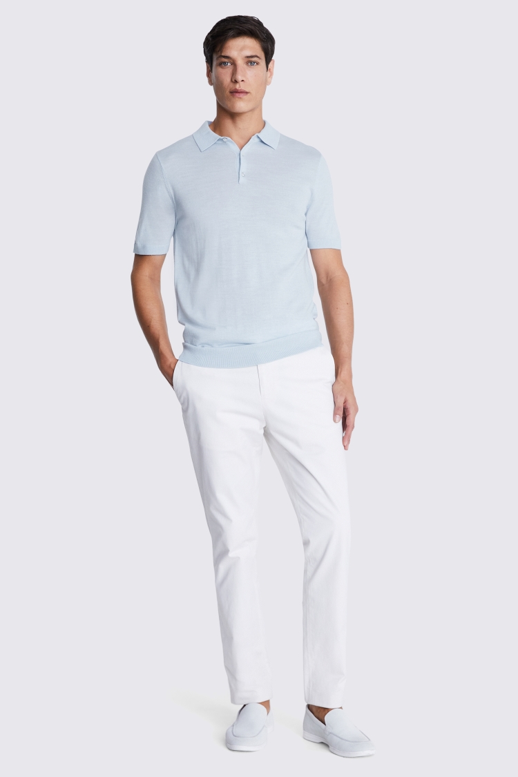 Green Piqué Polo Shirt   Buy Online at Moss