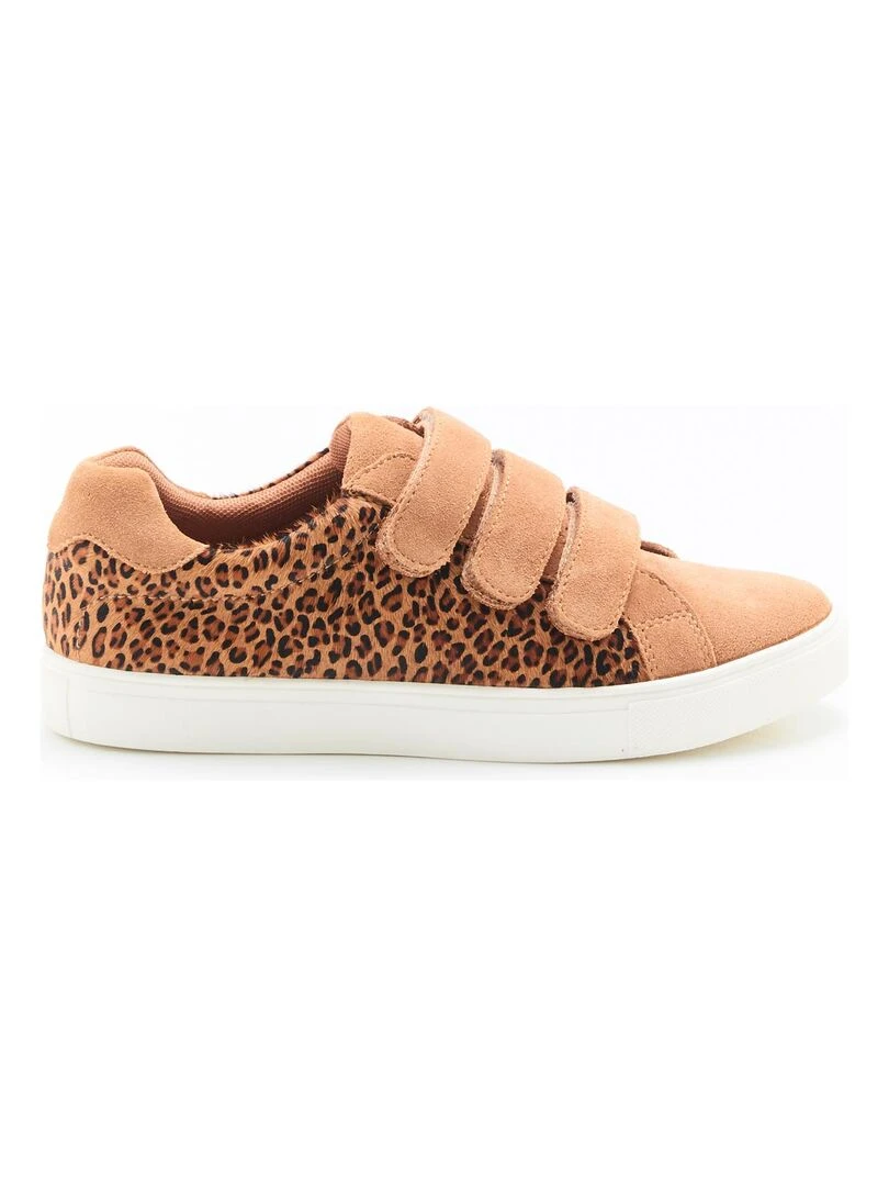 Baskets à scratchs Amortyl   Damart   Camel