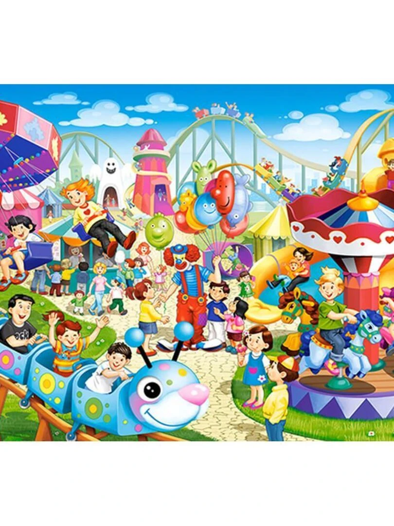 Puzzle 40 pièces maxi : Parc d'attractions XL N/A