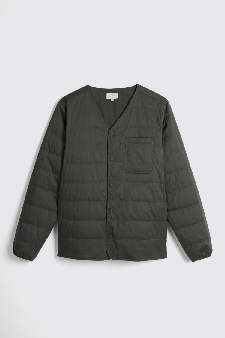Light Grey Structured Shacket    Buy Online at Moss