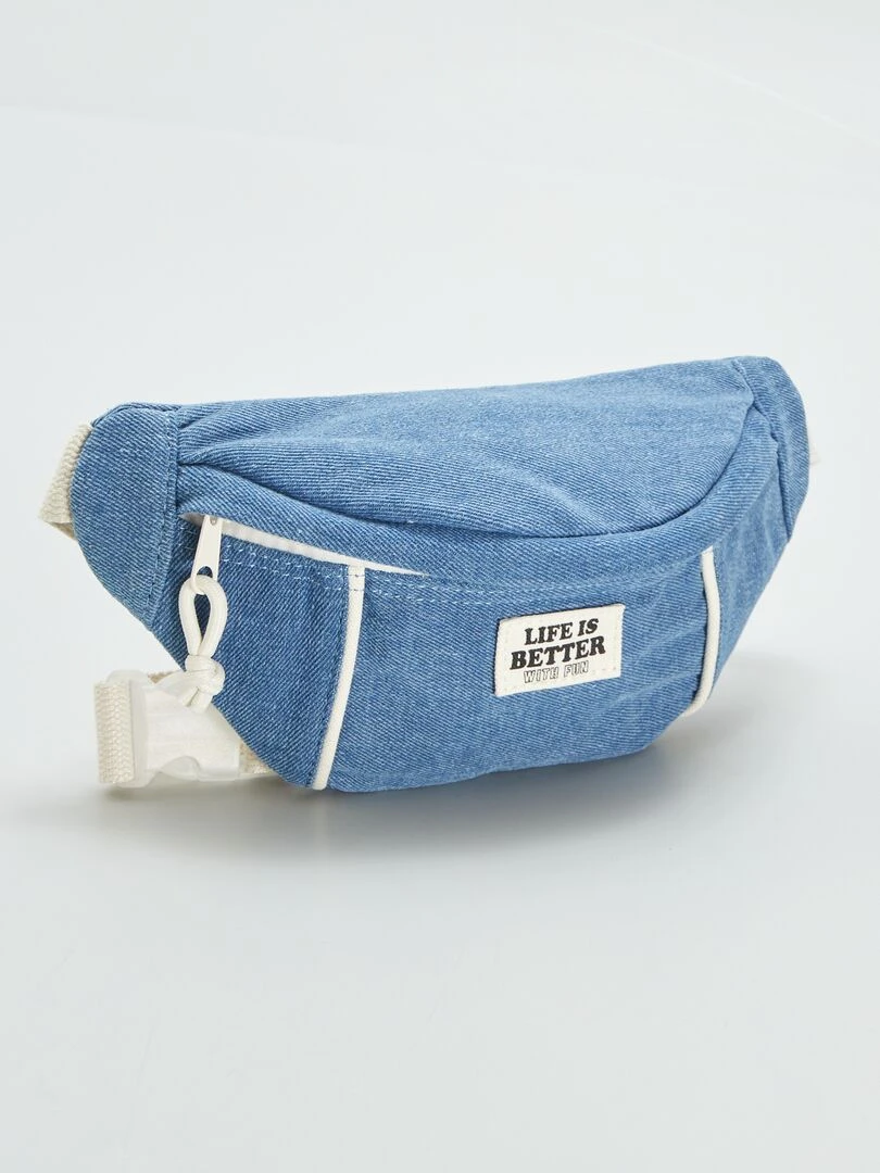 Sac banane en jean Bleu