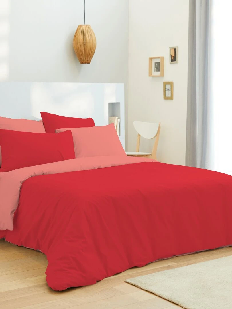 Une surprise se cache derrière cette offre Housse de couette 240 x 220 cm Capucine/Clémentine Rose