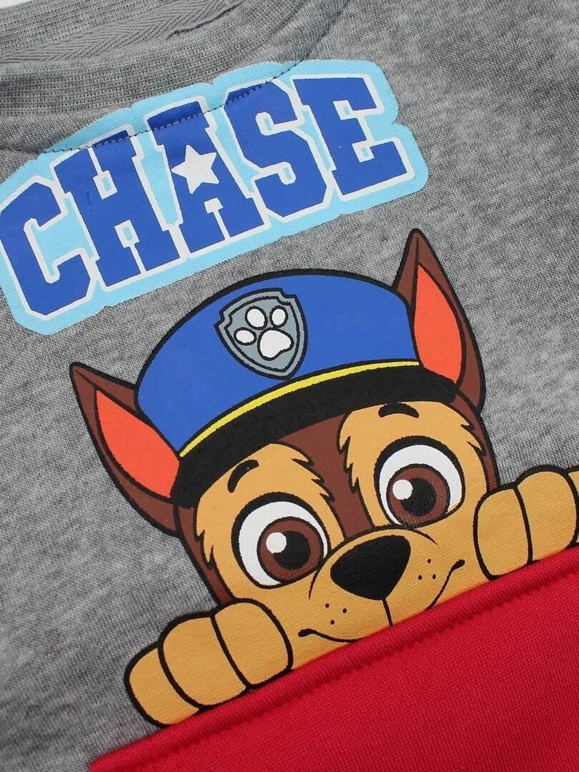 La Pat' Patrouille   Jogging garçon imprimé La Pat' Patrouille   Gris