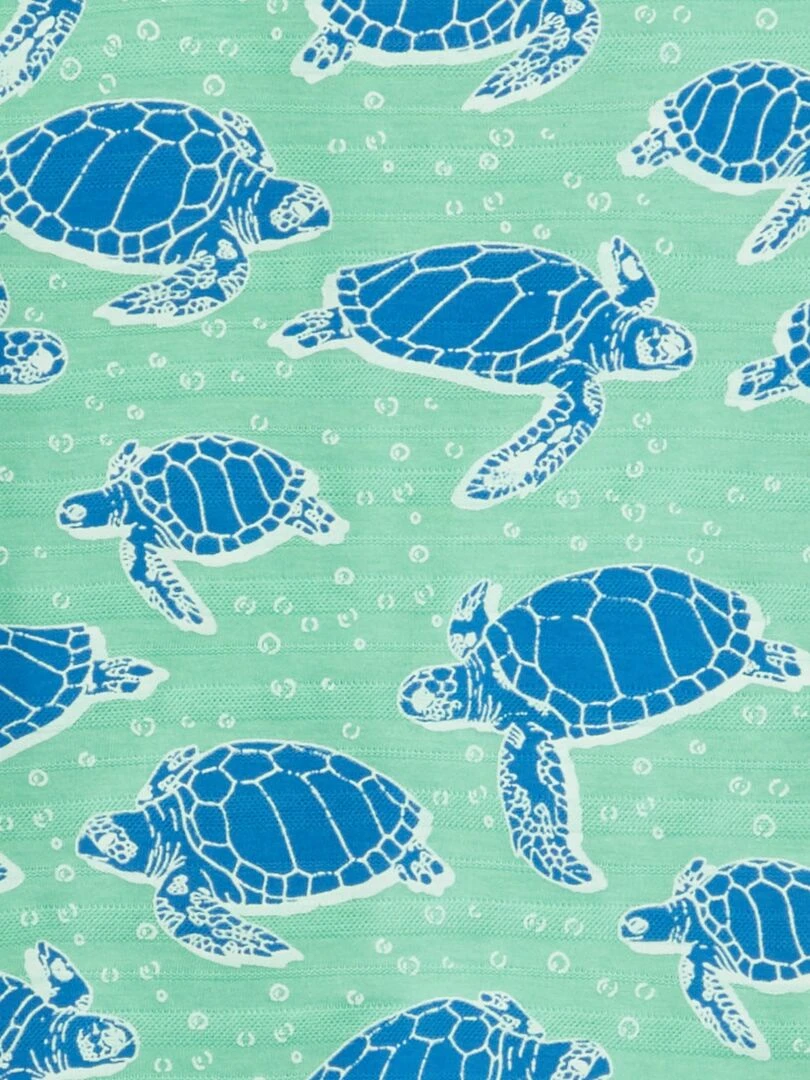 Débardeur imprimé Vert tortue