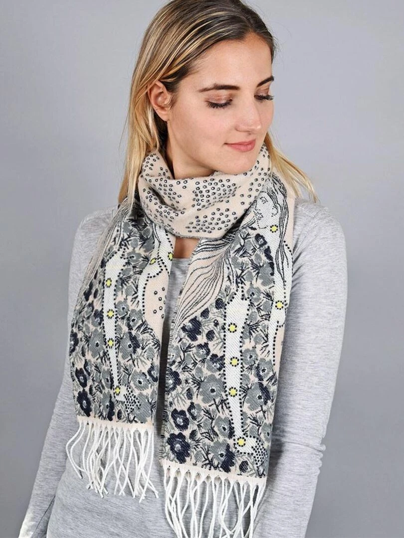 Echarpe Déesse Fabriqué en France Gris