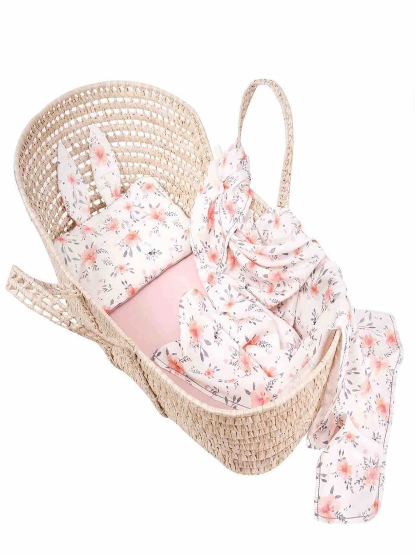Maxi Lange Couverture À Pompons En Bambou Corail N/A