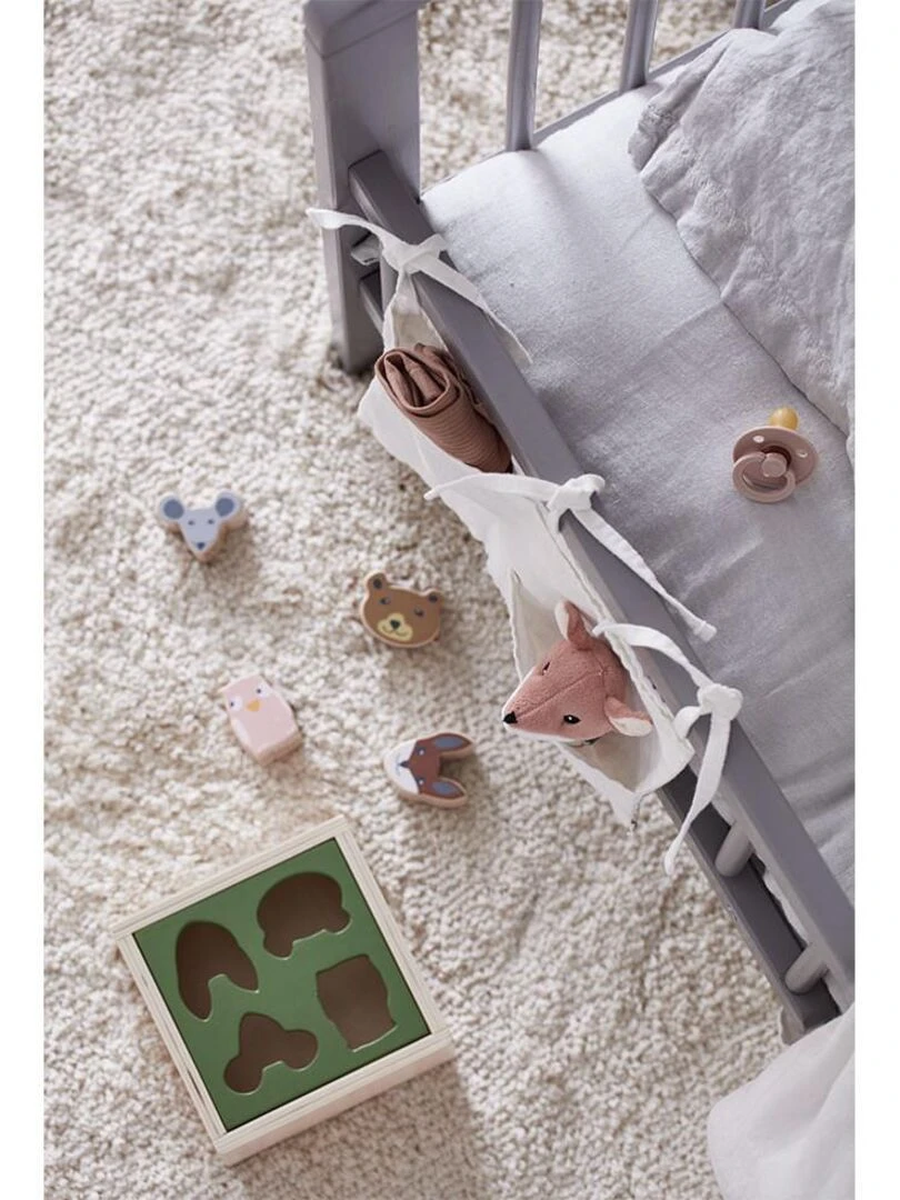 Boîte à formes en bois Edvin   Kids Concept   Beige