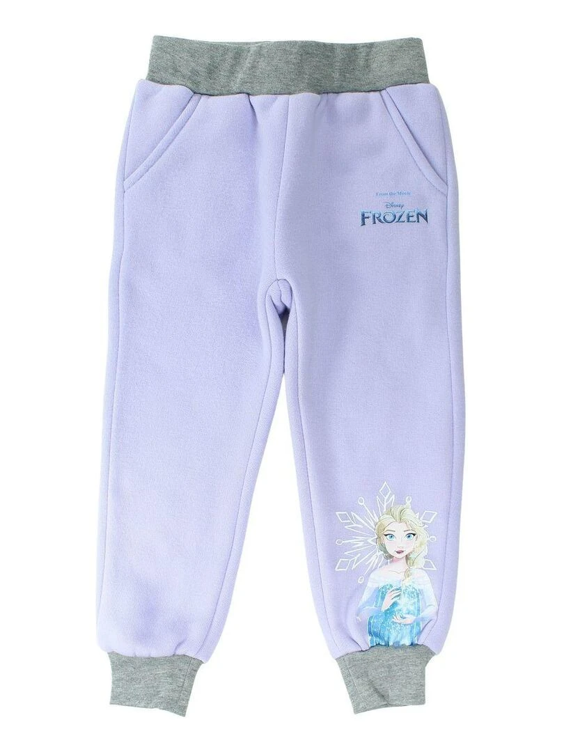 Disney   Ensemble ​​Sweat pantalon fille Imprimé La Reine Des Neiges   Violet