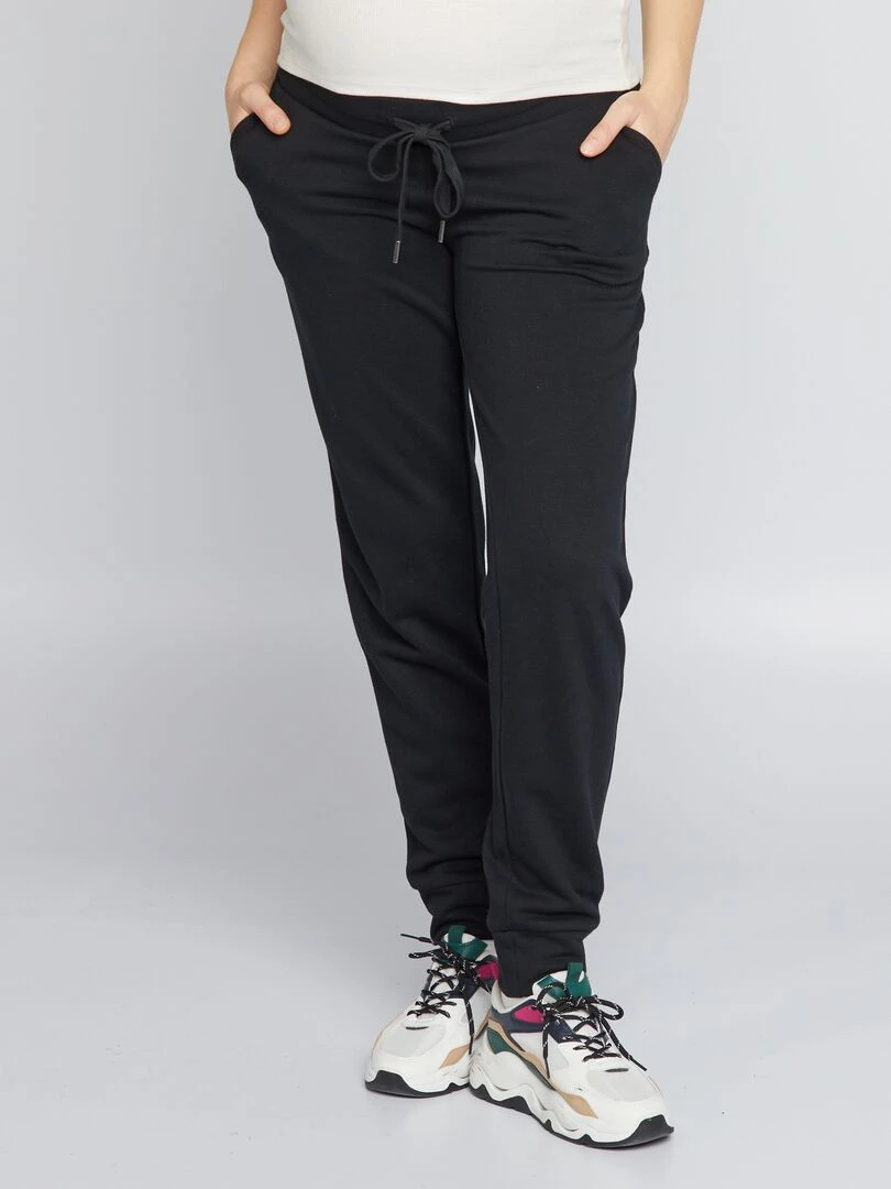 Pantalon grossesse en molleton Noir