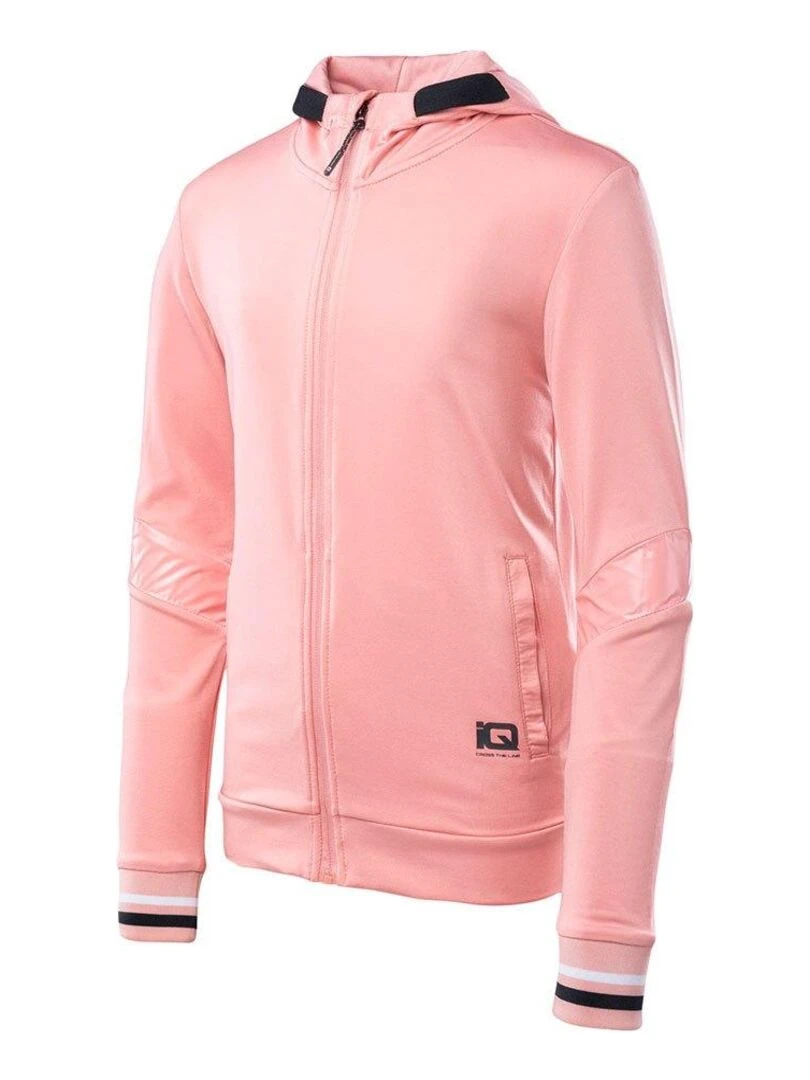 IQ   Veste à capuche CLOVI   Rose parme