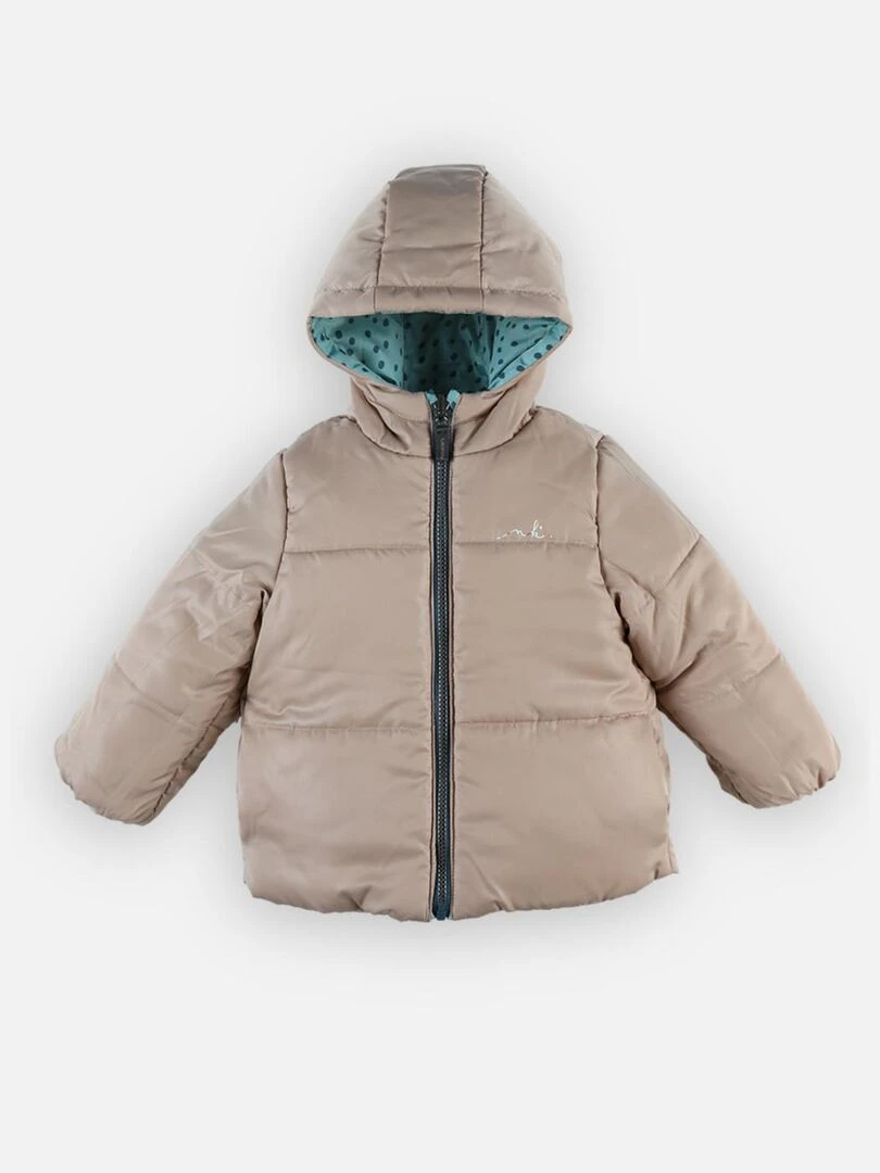 Manteau réversible  aqua/doré   Noukie's   Beige