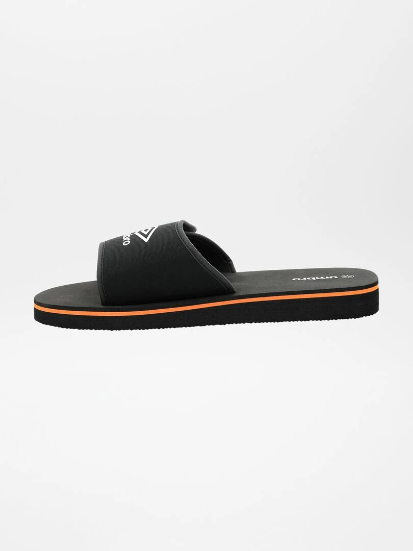 Claquettes en tissu 'Umbro'   Noir