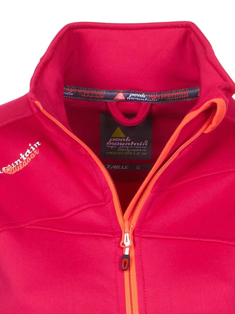 Blouson polarshell femme ACLIMATE   Rose