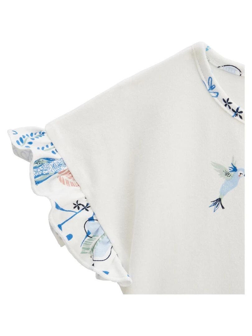 Ensemble bébé t shirt et legging Océan d'amour   Bleu