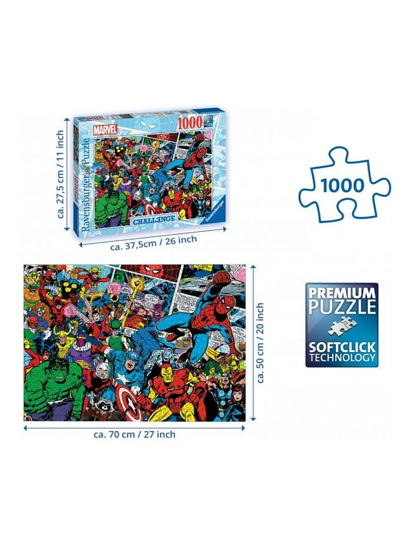 Puzzle 1000 P   Marvel (challenge Puzzle)   N/A