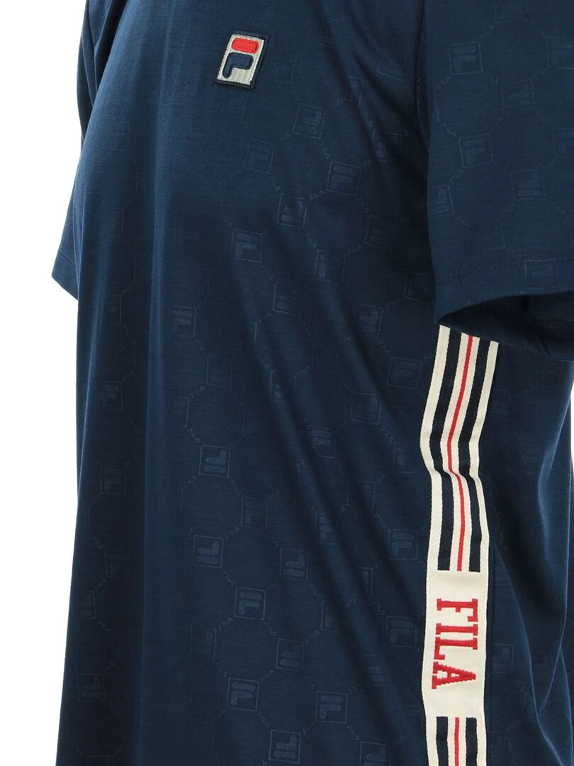 T shirt Fila Nariman Aop Tee   Bleu marine
