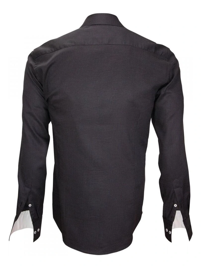Chemise popeline armurée CINECITTA Noir