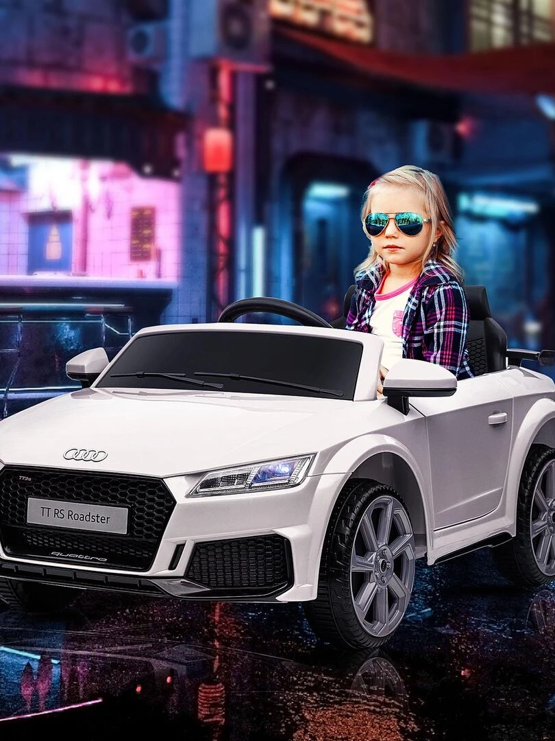 Voiture électrique pour enfants Audi TT RS   Blanc
