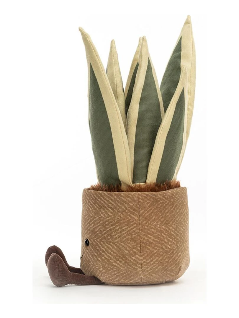 Peluche Amuseable Snake Plant   L: 21 cm x l : 16 cm x H: 38 cm   Vert