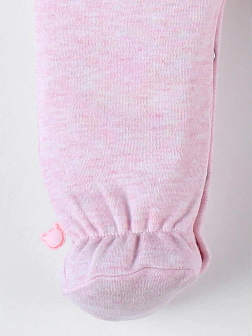 Pyjama 1 pièce girafe en jersey    Noukie's   Rose