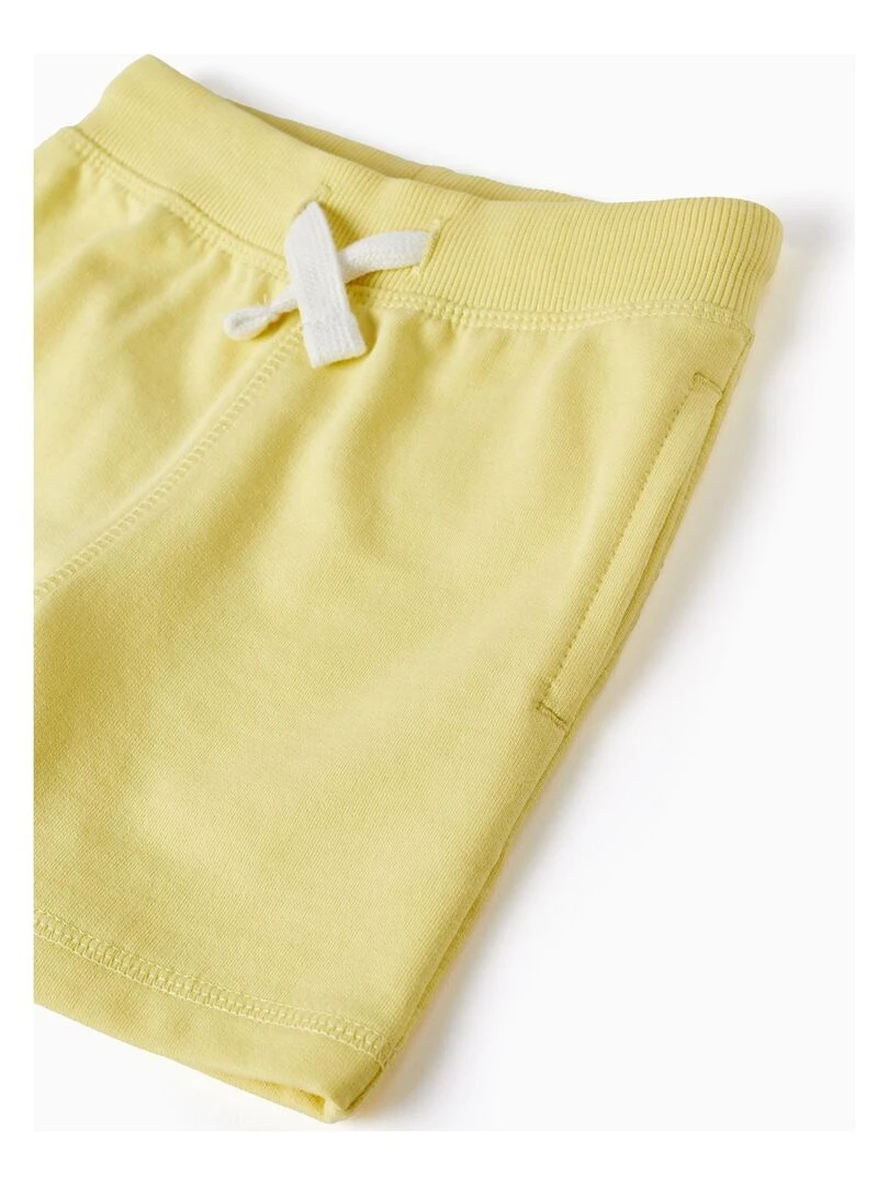 Short en Coton pour Bébé Garçon   Jaune
