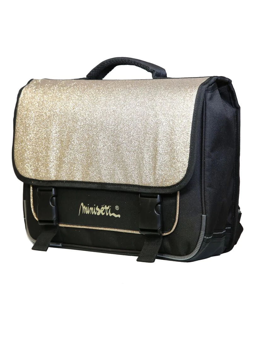 BAGTROTTER Cartable 38 cm Miniseri Doré paillettes Glitter Doré/or