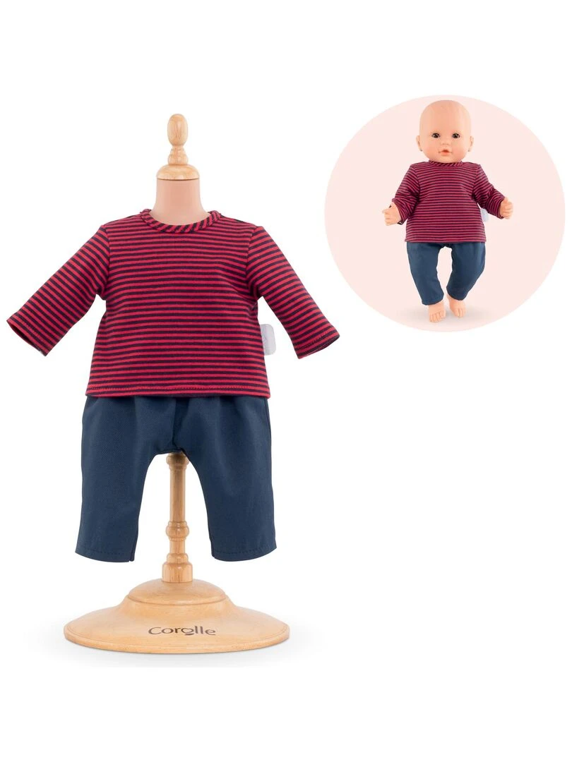 Marinière et Pantalon pour poupon 36 cm N/A