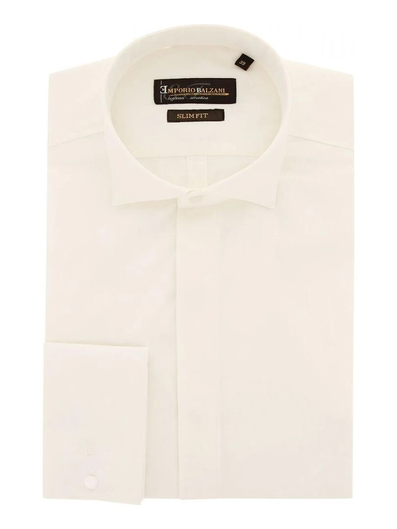 Chemise col cassé PREMIUM Beige