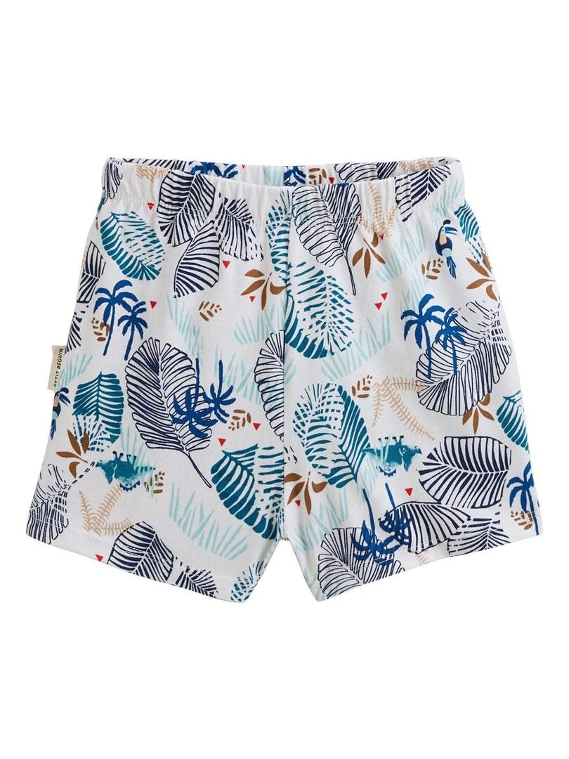 Pyjama enfant manches courtes Santorini   Bleu