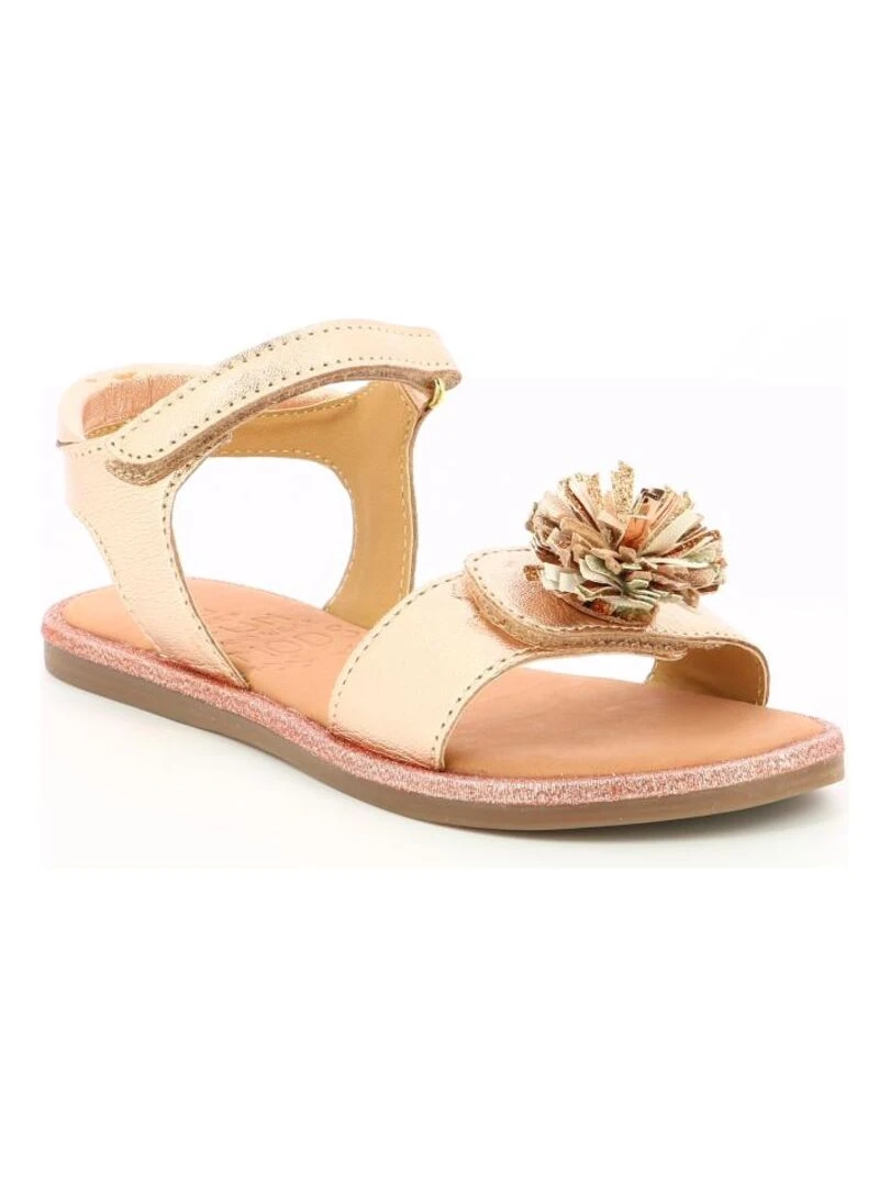 Sandales Cuir Paxilla Orange