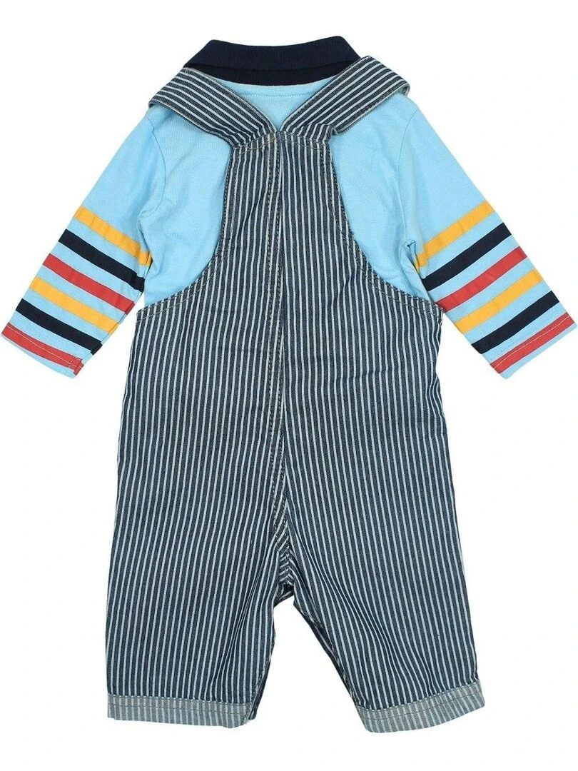 Lee Cooper   Ensemble ​​T shirt salopette bébé garçon Imprimé Lee Cooper   Bleu