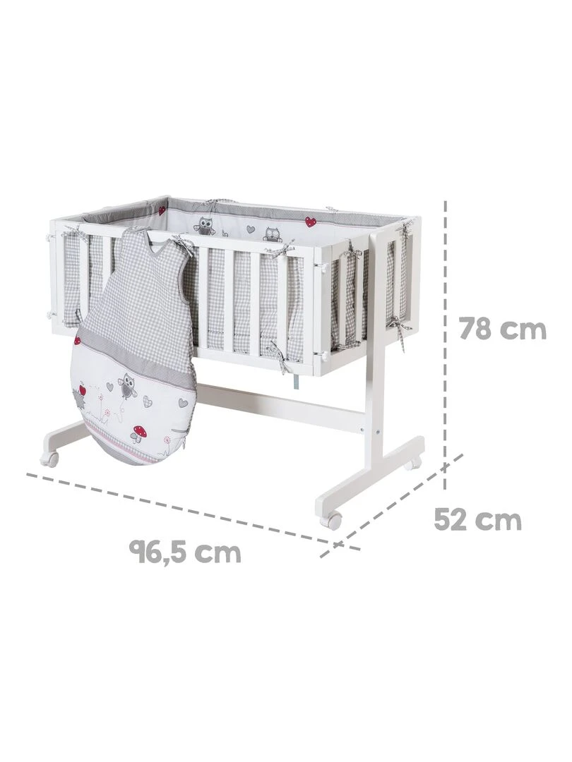ROBA Lit cododo "Room & Craddle" – blanc + équipement "Adam et Eule"   Blanc