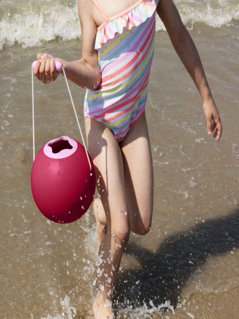 Seau Rond Ballo Cerise Et Rose (3 6 L)   N/A