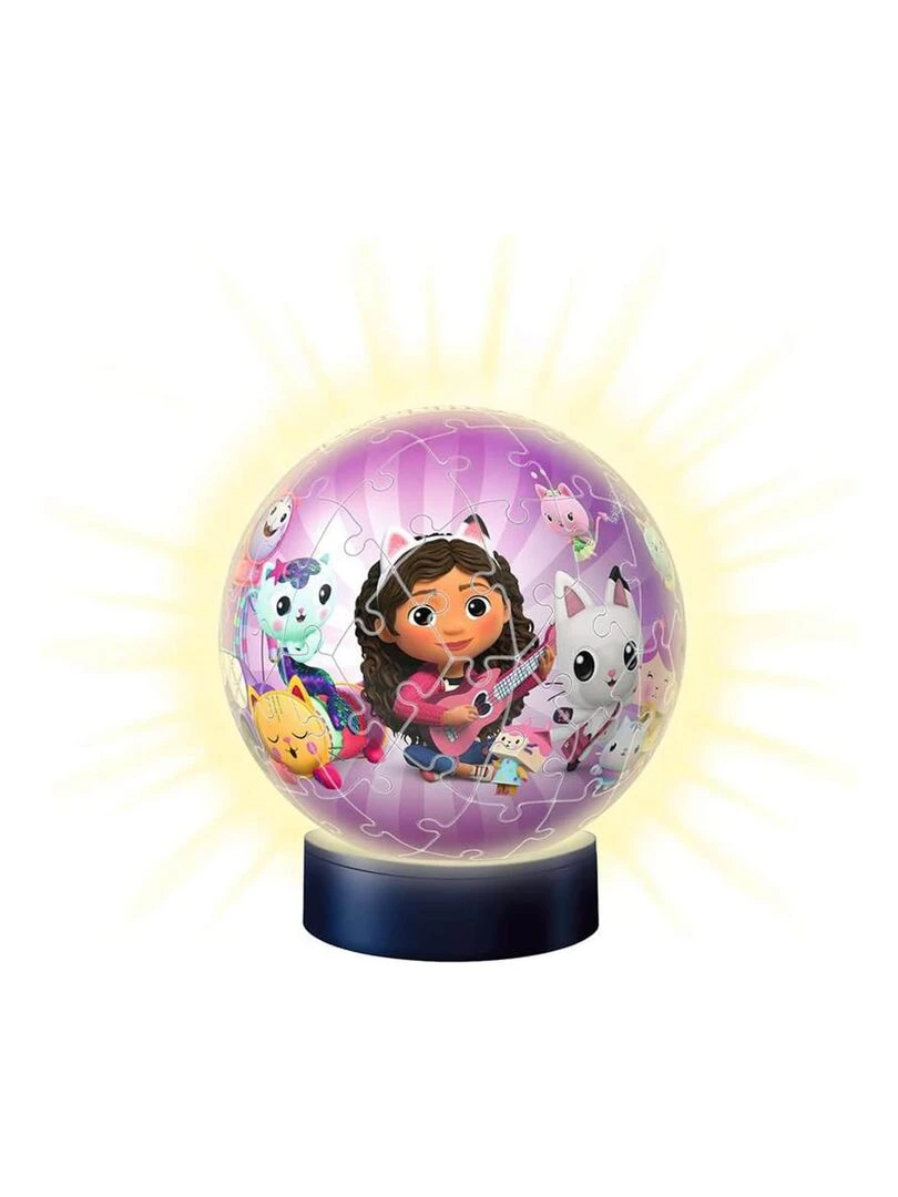 Puzzle 3D Ball 72 pièces illuminé : Gabby et la maison magique Gabby's Dollhouse N/A