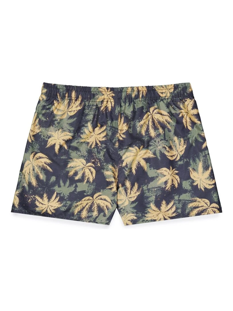 Boardshort court polyester recyclé homme Freegun Vert