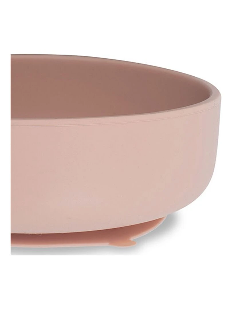 Coffret repas en silicone rose pâle   Rose pâle