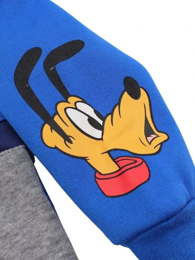 Disney   Sweat garçon imprimé Mickey   Bleu