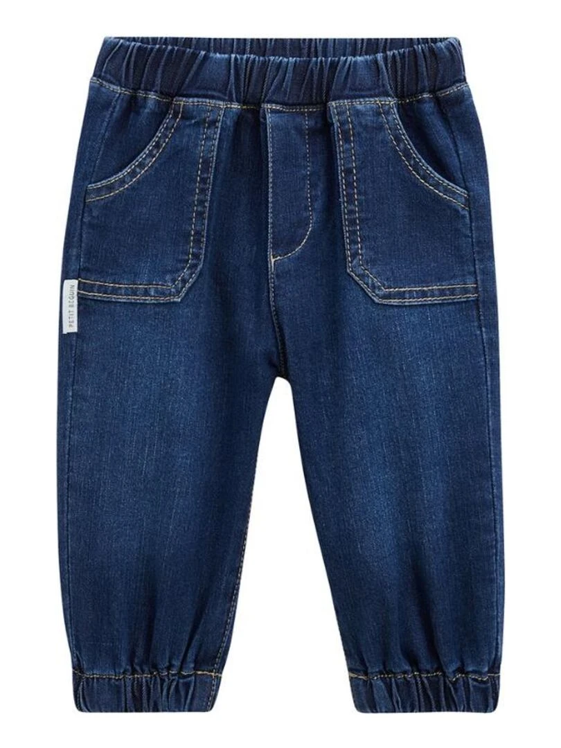Ensemble bébé sweat en molleton et pantalon Savane Family   Ecru