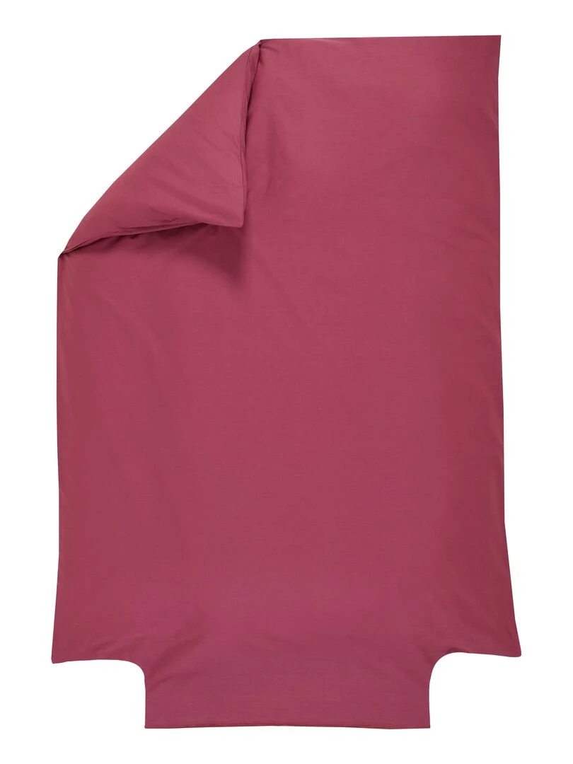 Housse de couette Coton Bio 57 fils 'P'tit Basile' Violet prune