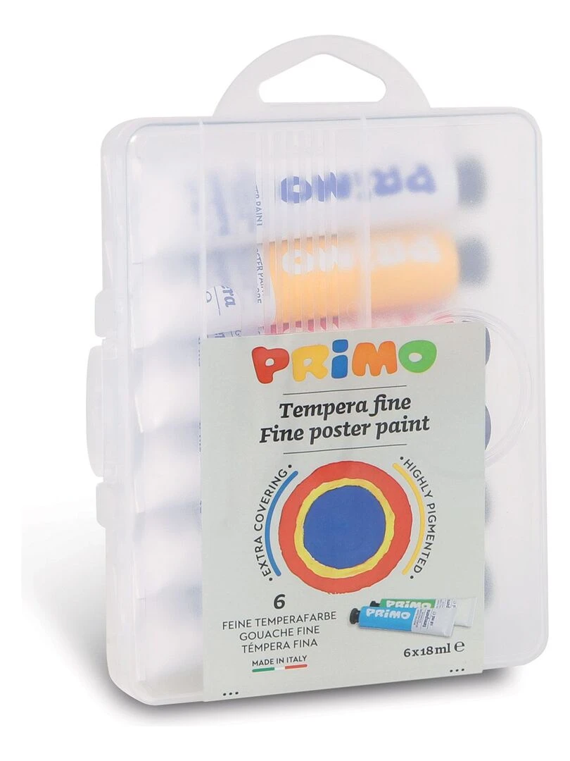 6 tubes de peinture gouache 18 ml   N/A