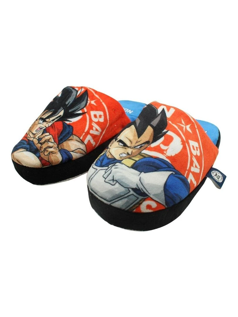 Dragon Ball Z Pantoufle garçon imprimé Dragon Ball Noir