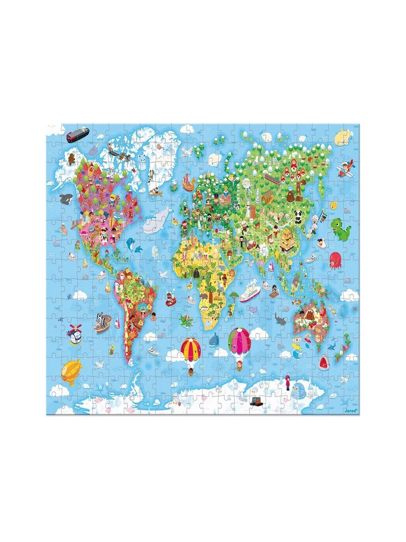 Puzzle Carte Du Monde 300 Pieces N/A