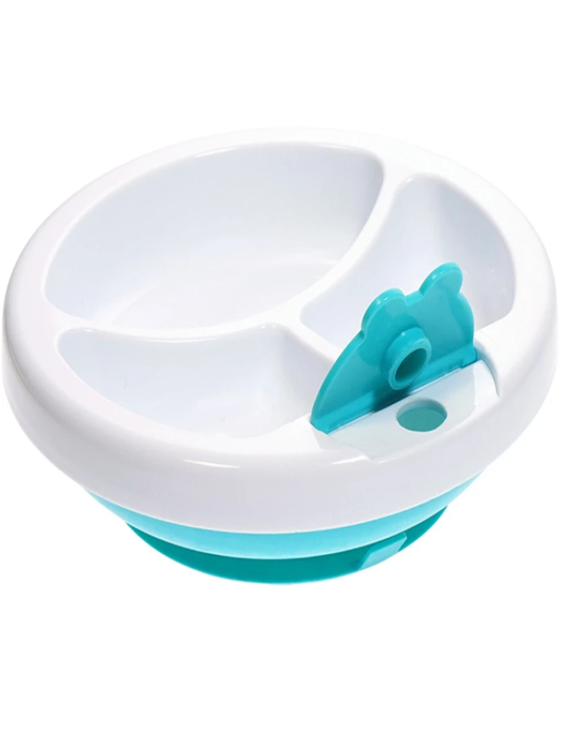 Assiette Chauffante Pour Bébé Platö Aqua   Bleu