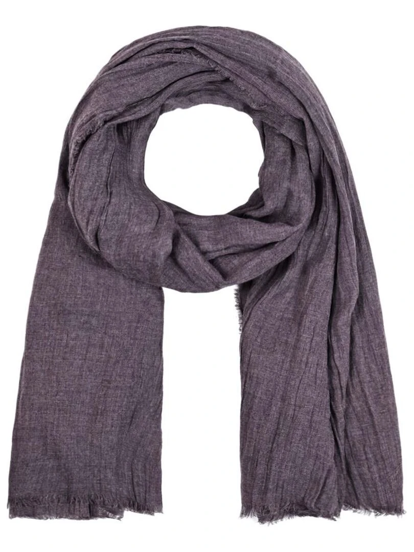 Chèche Froissé Touch Gris foncé