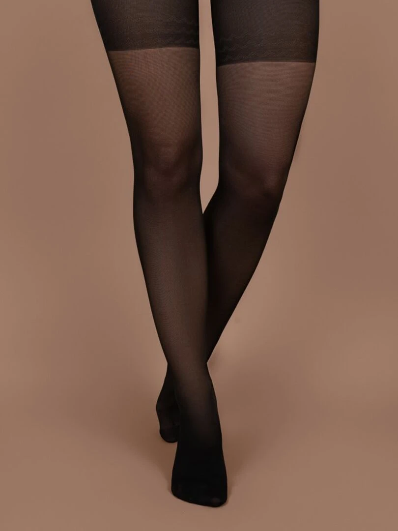 Collant shapewear 40D 'Bye Bra' noir