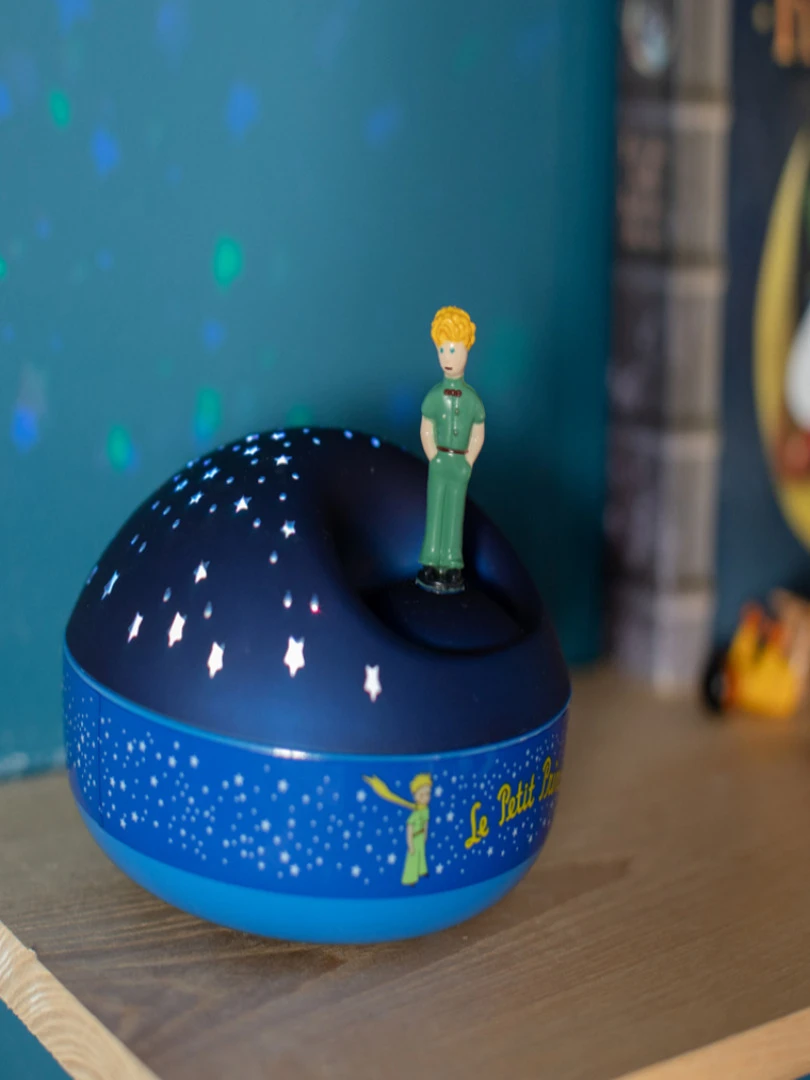 Projecteur d'étoiles musical Le Petit Prince bleu   Bleu