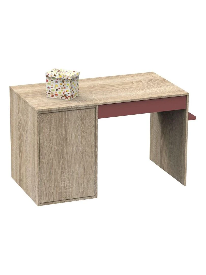 Commode à langer évolutive en bureau SAUTHON Rose