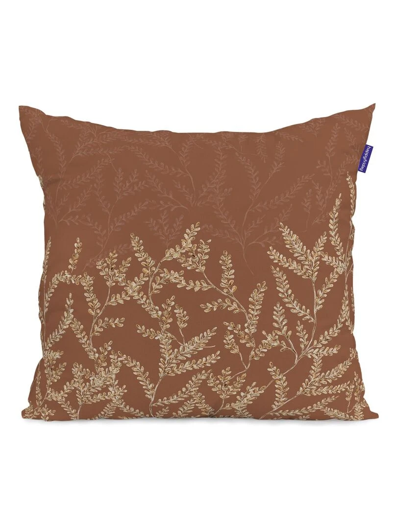 Housse de coussin Wild flowers "Happyfriday" Blanc