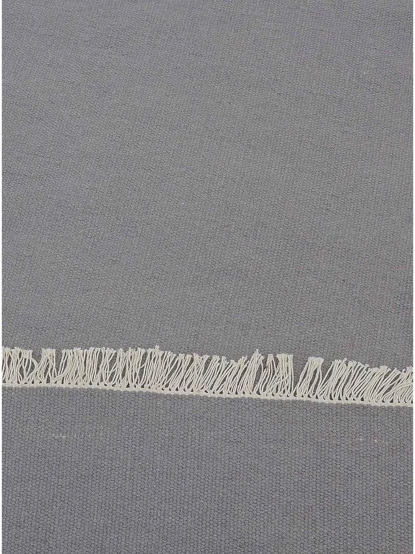 Tapis salon tissé main en laine RAINBOW Care&Fair   Gris